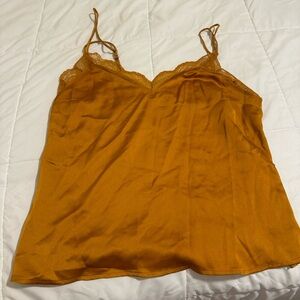 Abercrombie and fitch lace trim top